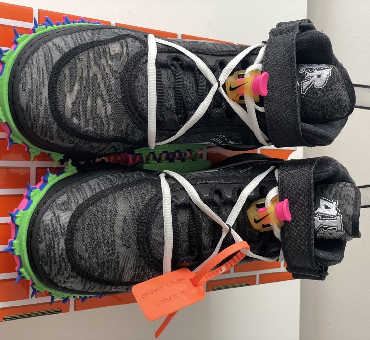 Sz 9 - Nike Air Force 1 Mid Off-white Black 2022 Do6290-001
