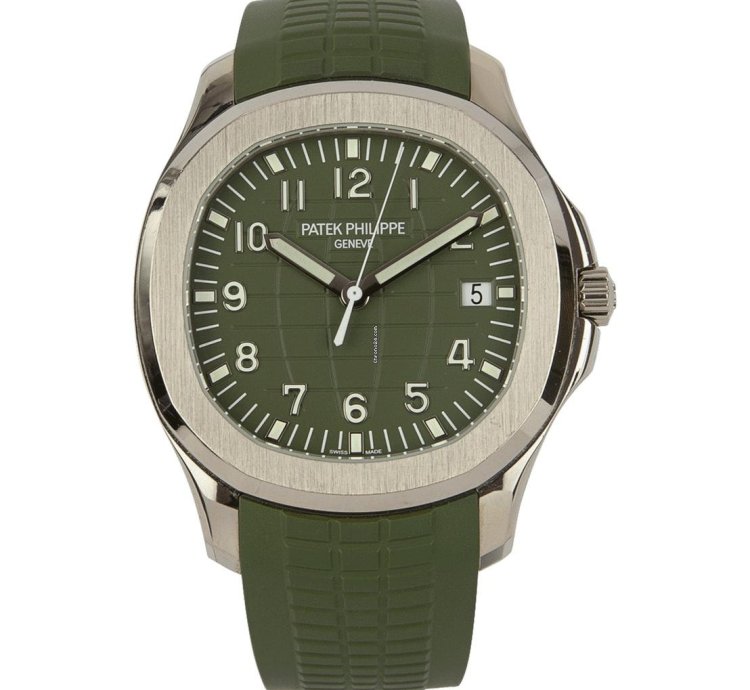 Patek Philippe Aquanaut Jumbo 18kt White Gold Automatic 5168g-010