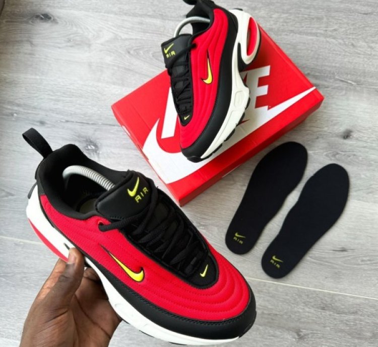 Nik E Air Max Portal Red Running Shoes