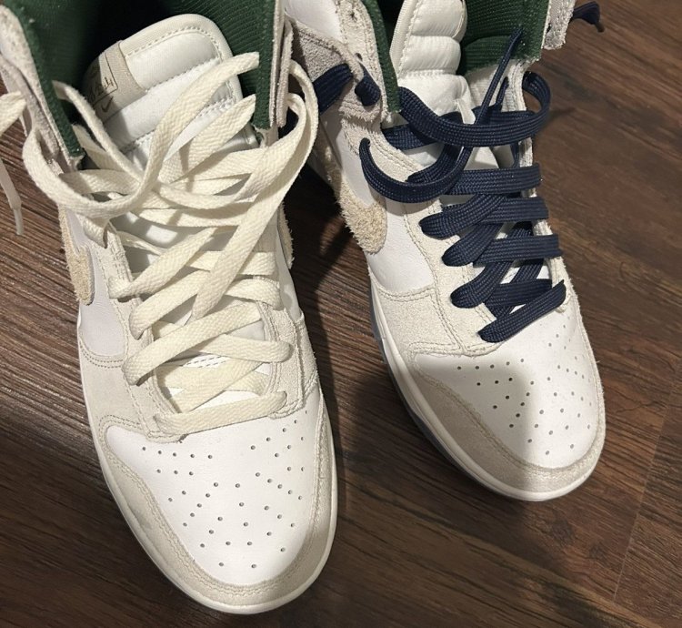 Tan Nike High Dunks
