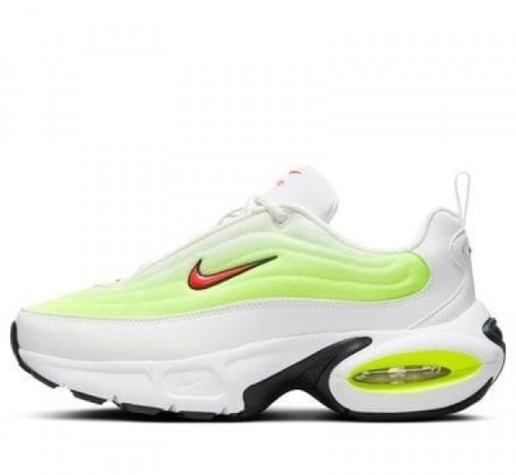 Nik E Air Max Portal Sneakers White Yellow Running Shoes