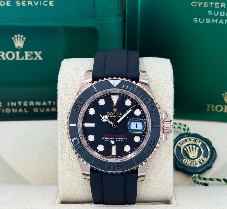 Rolex Yacht-master 40 Unworn 2025 Intense Black Dial 126655-0002 Complete