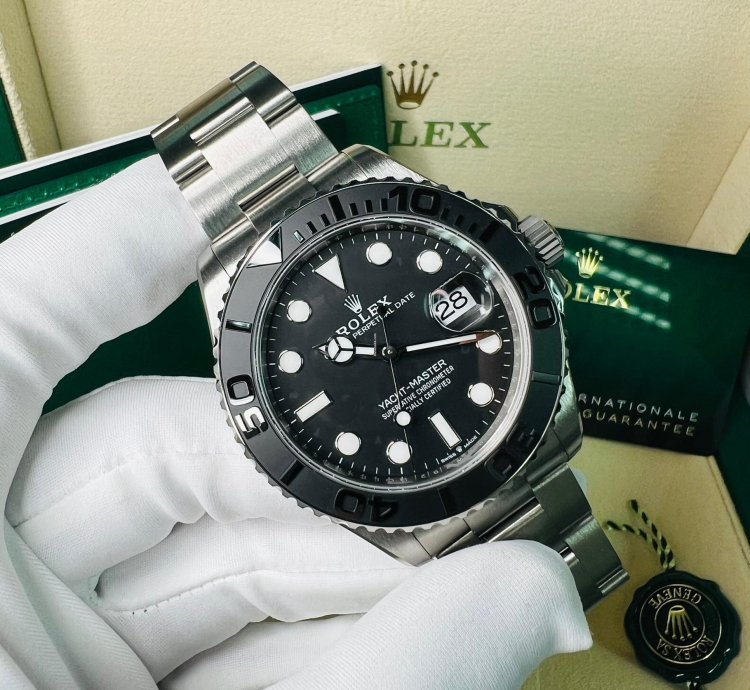 Rolex Yacht-master 42 2025 New Yacht-master 42 Rlx Titanium Black Dial