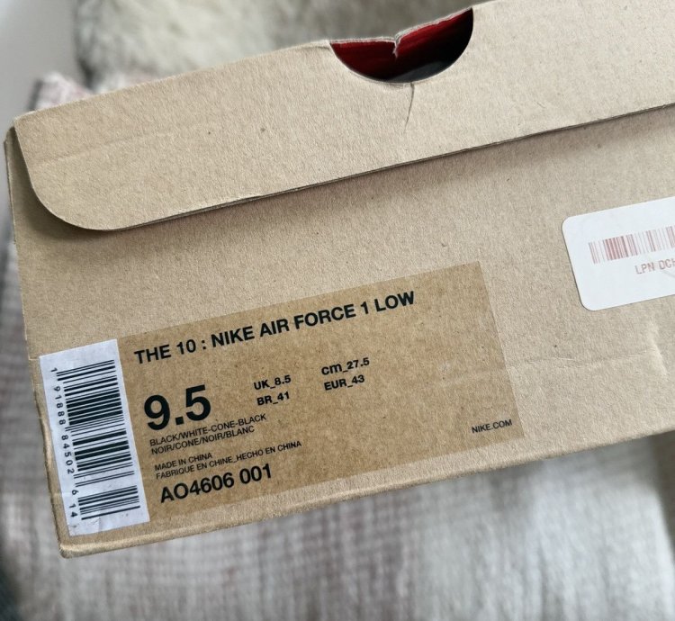 The 10 Nike Air Force 1 Low Off White