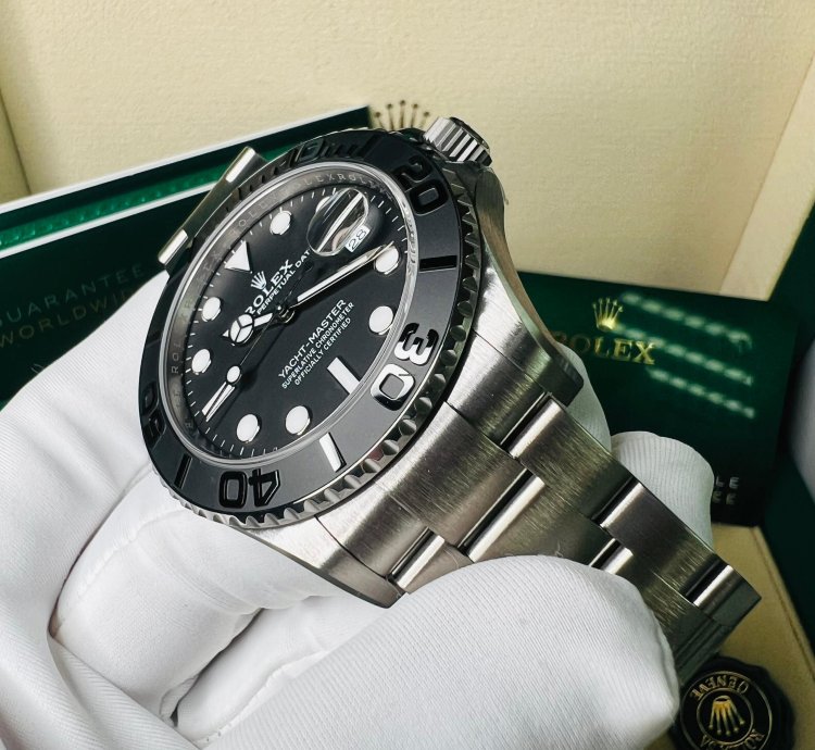 Rolex Yacht-master 42 2025 New Yacht-master 42 Rlx Titanium Black Dial