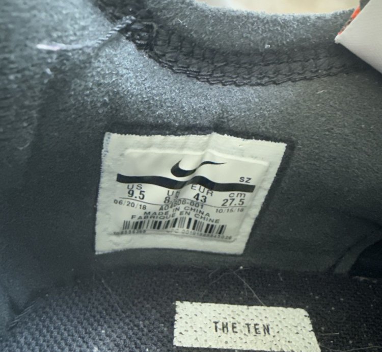 The 10 Nike Air Force 1 Low Off White