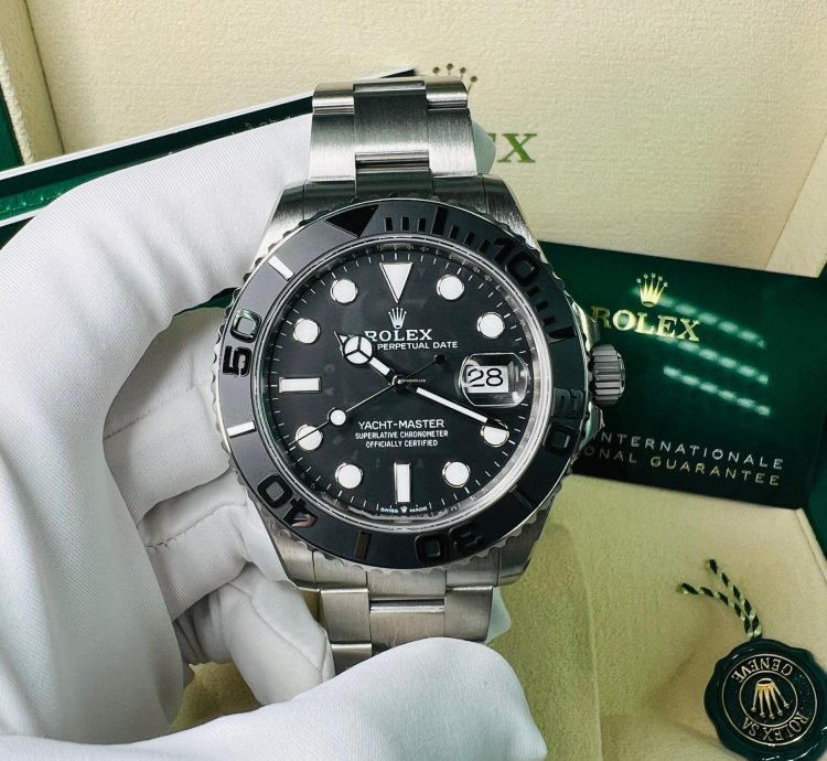 Rolex Yacht-master 42 2025 New Yacht-master 42 Rlx Titanium Black Dial