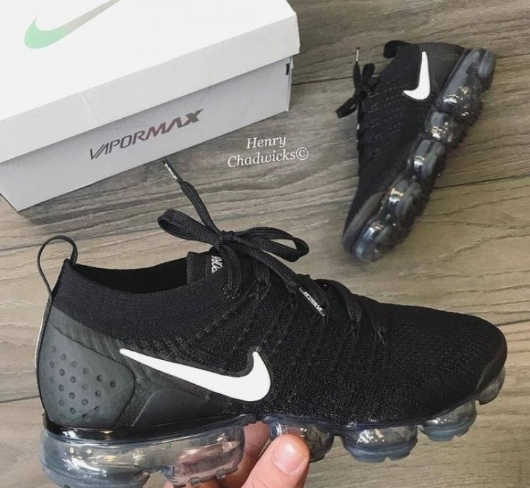 Nik E Air Vapormax Flyknit 20 Black Running Shoes