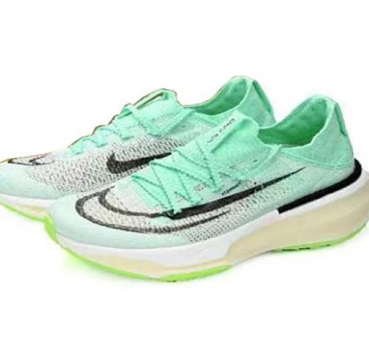 Nik E Air Zoom Z Alphafly Green Running Shoes