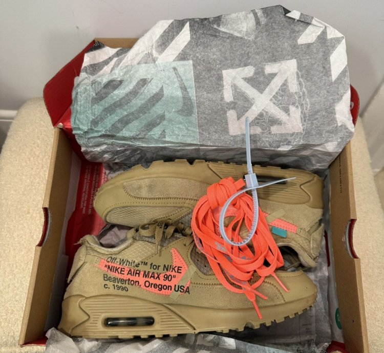 The 10 Nike Air Max 90 Off-white Sneakers Desert Ore 8 5