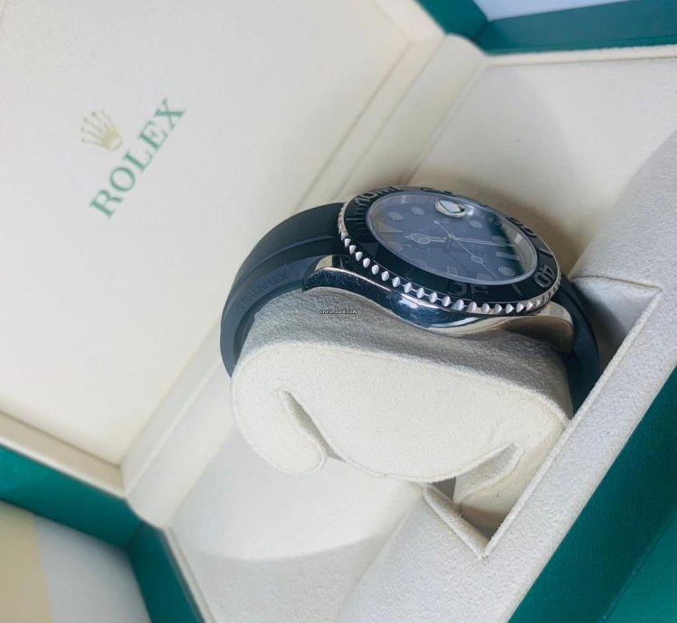Rolex Yacht-master 42 2021 White Gold Yacht-master 42 Oysterflex Excellent Condition Box Papers 226659