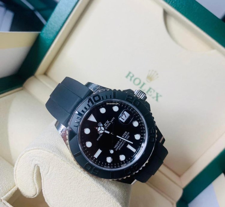 Rolex Yacht-master 42 2021 White Gold Yacht-master 42 Oysterflex Excellent Condition Box Papers 226659
