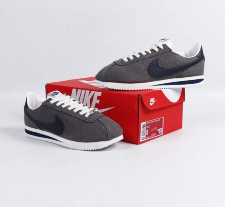 Nik E Cortez 23 Suede Georgetown Grey Sneakers