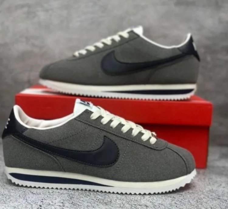 Nik E Cortez 23 Suede Georgetown Grey Sneakers