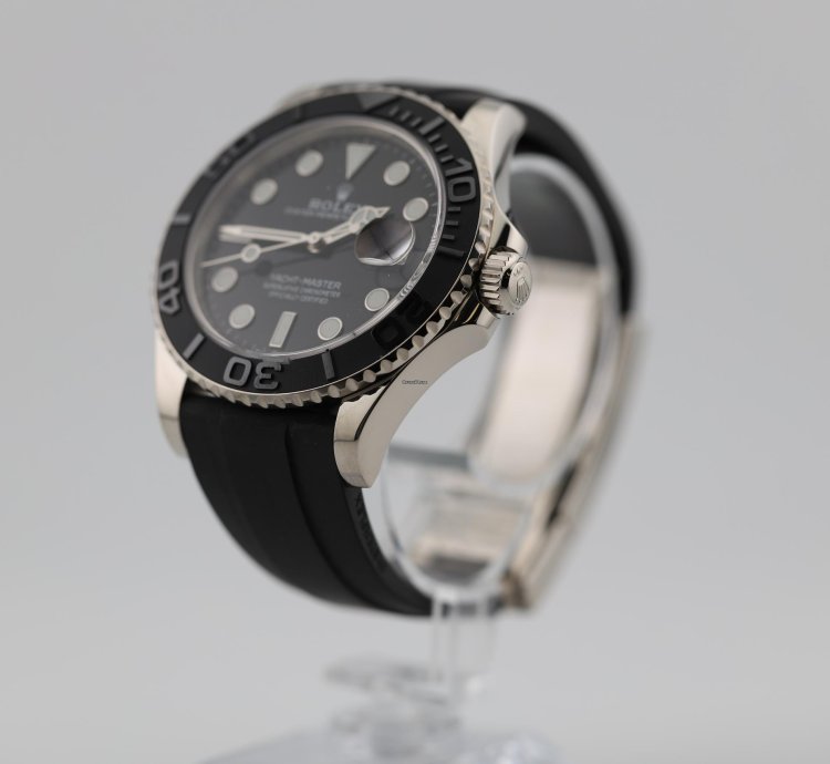 Rolex Yacht-master 42 2021 Yacht Master 42 White Gold Oysterflex 226659