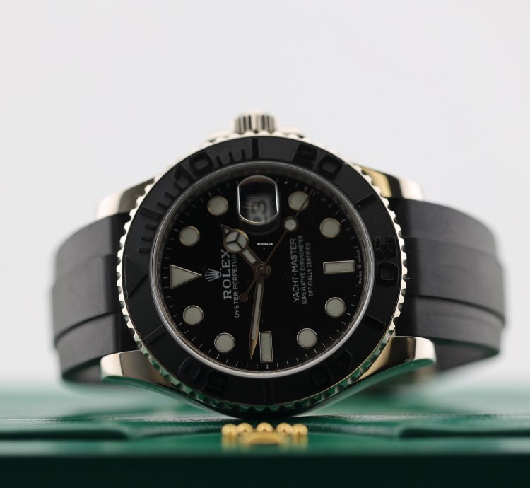 Rolex Yacht-master 42 2021 Yacht Master 42 White Gold Oysterflex 226659
