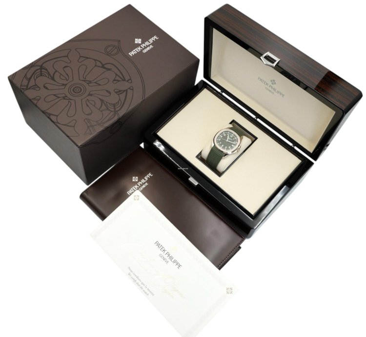 Patek Philippe Aquanaut Khaki Green 5168g 2021 Full Set