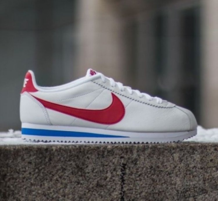 Nik E Cortez Classic White Red Sneakers