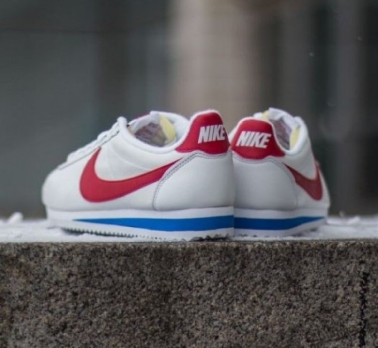 Nik E Cortez Classic White Red Sneakers
