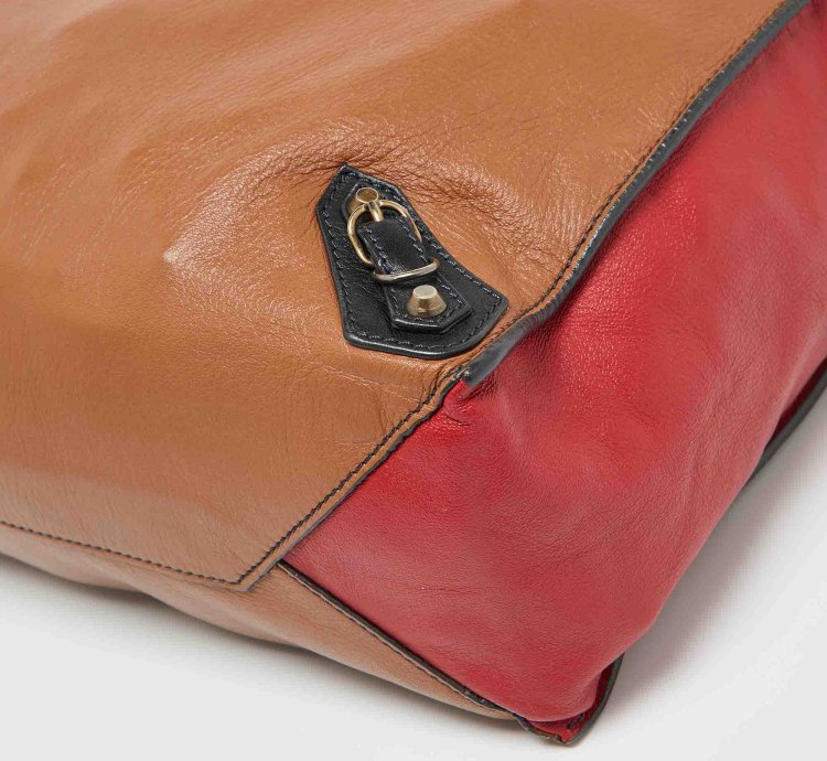 Balenciaga Multicolor Leather Papier A5 Tote