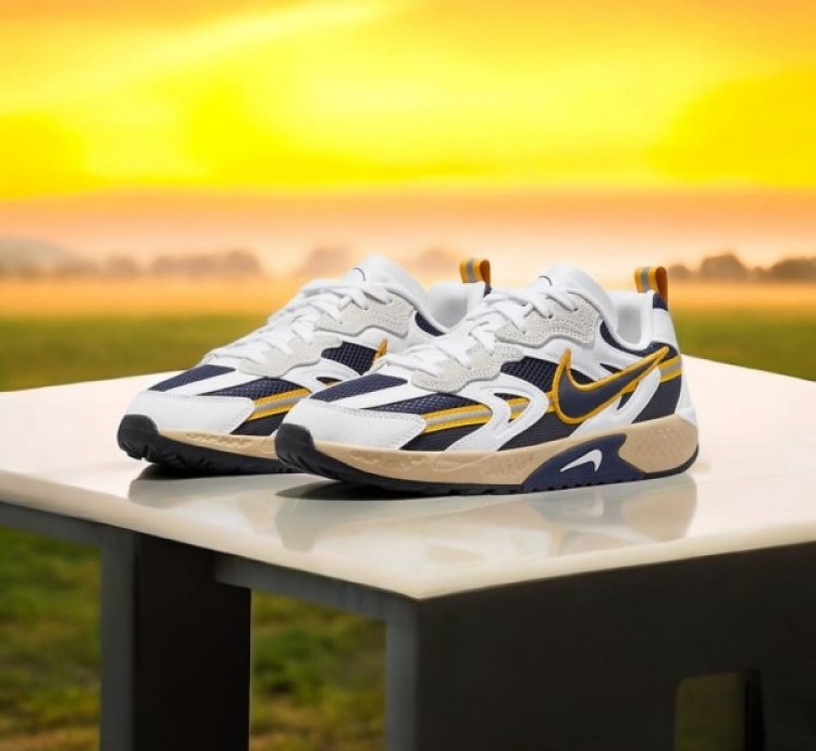 Nik E Jam Midnight Navy Gold Sneakers