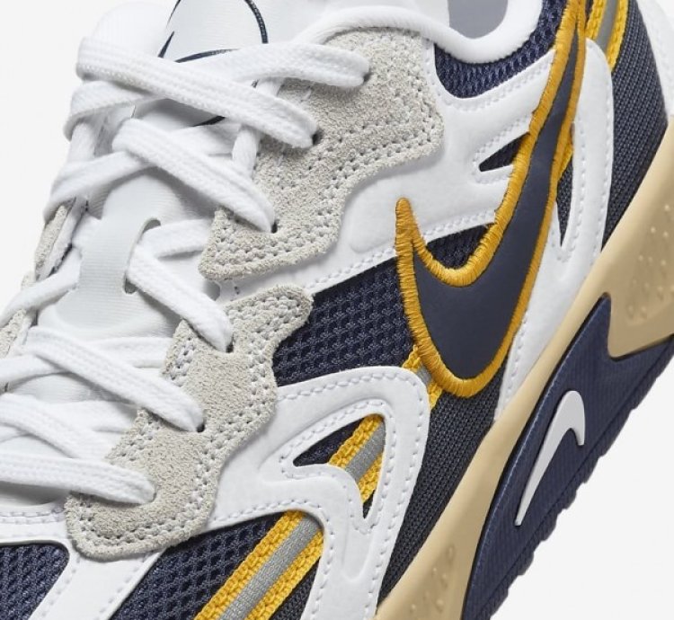 Nik E Jam Midnight Navy Gold Sneakers