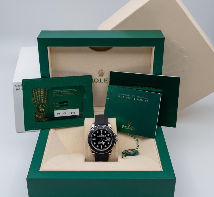 Rolex Yacht-master 42 2023 Yacht Master 42 226659 White Gold Black Dial Oysterflex
