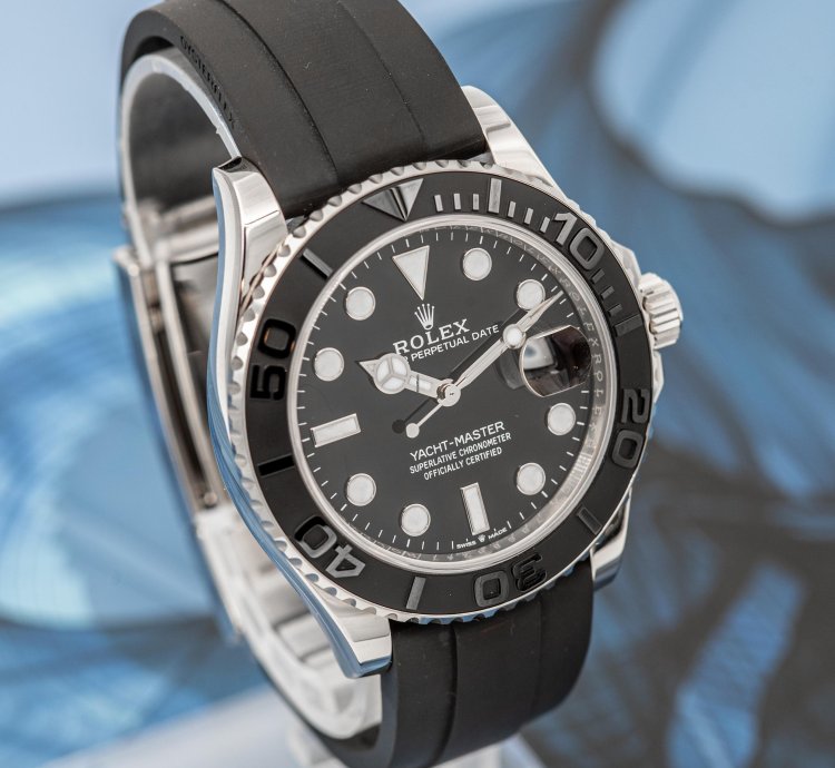 Rolex Yacht-master 42 2023 Yacht Master 42 226659 White Gold Black Dial Oysterflex