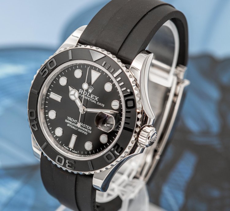Rolex Yacht-master 42 2023 Yacht Master 42 226659 White Gold Black Dial Oysterflex