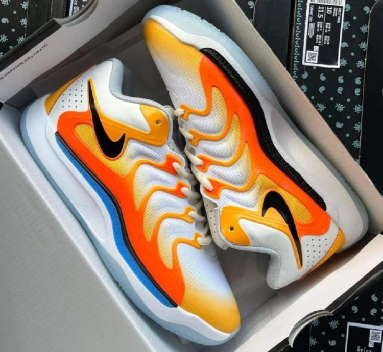 Nik E Kd17 Sunrise Basketball Sneakers