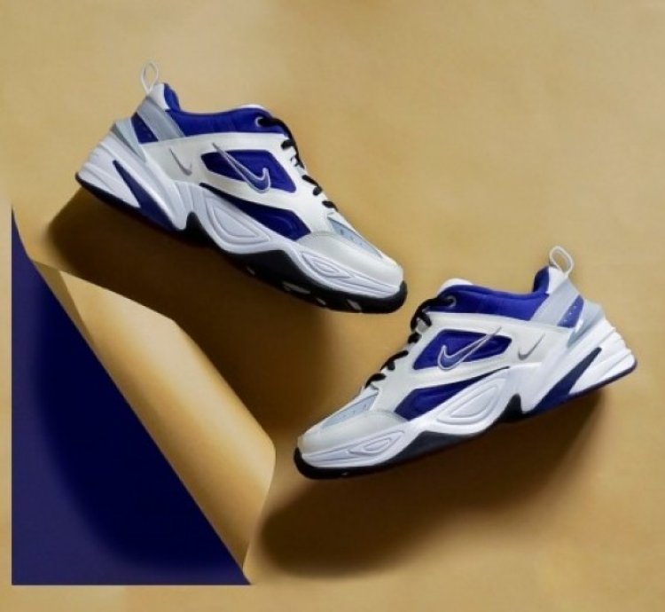 Nik E M2k Tekno Deep Royal Blue Running Shoes
