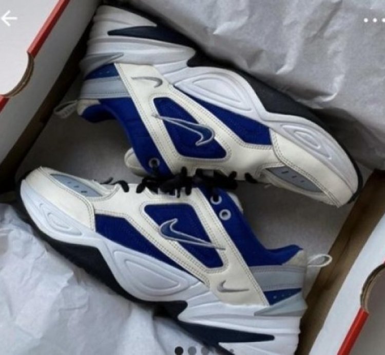 Nik E M2k Tekno Deep Royal Blue Running Shoes