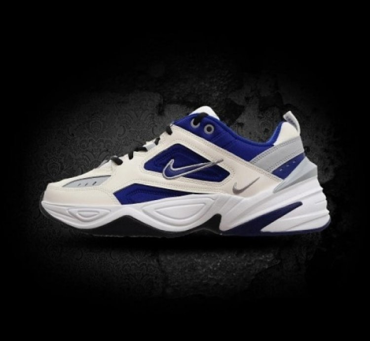 Nik E M2k Tekno Deep Royal Blue Running Shoes