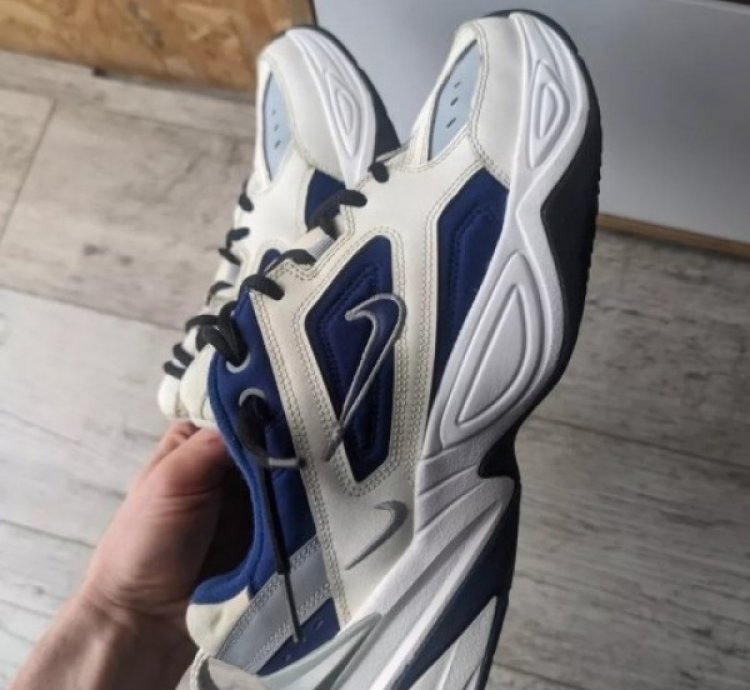 Nik E M2k Tekno Deep Royal Blue Running Shoes
