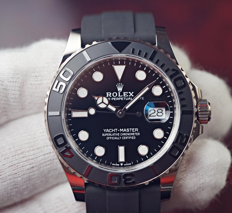 Rolex Yacht-master 42 2024 New White Gold Oysterflex 226659
