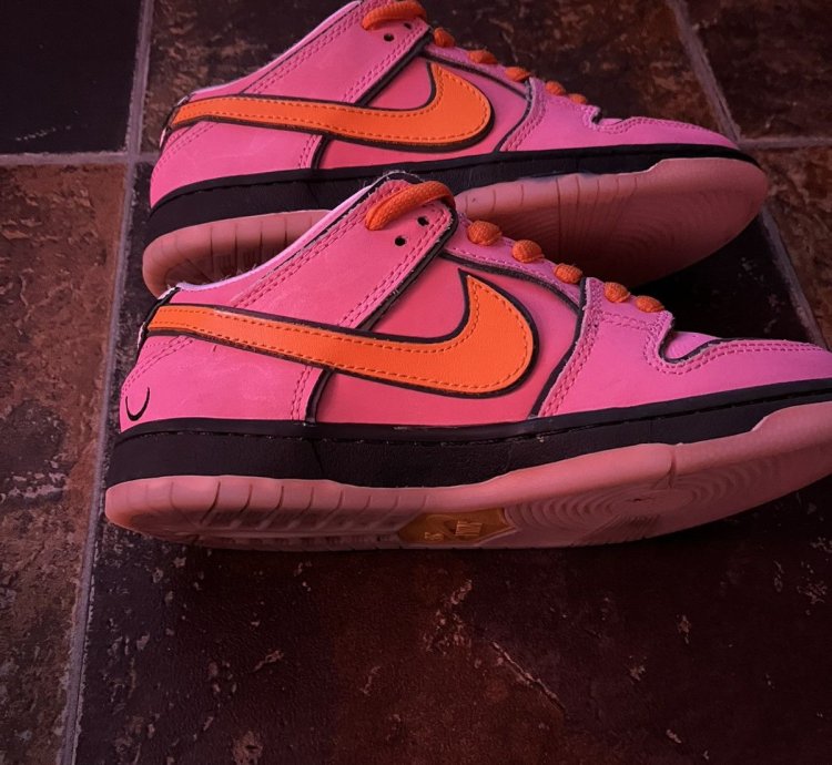 The Powerpuff Girls Dunk Pro Sb Qs Low Blossom Size 5 5y