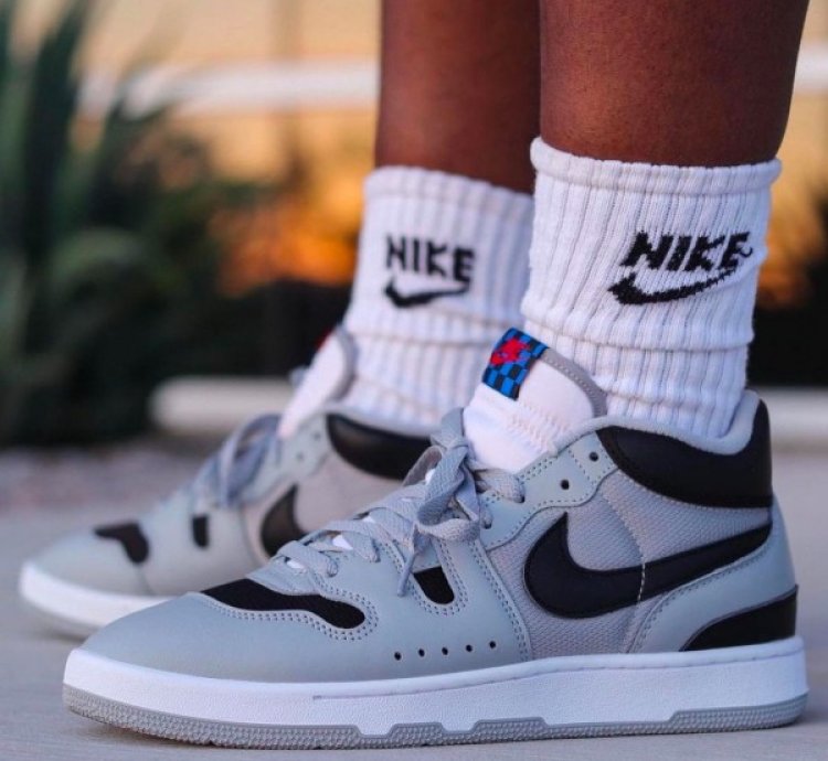 Nik E Mac Attack Gs Sp Light Smoke Grey Sneakers