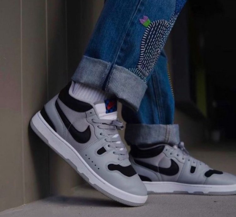 Nik E Mac Attack Gs Sp Light Smoke Grey Sneakers