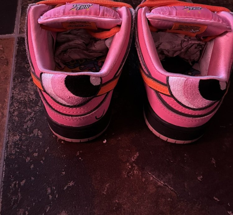The Powerpuff Girls Dunk Pro Sb Qs Low Blossom Size 5 5y