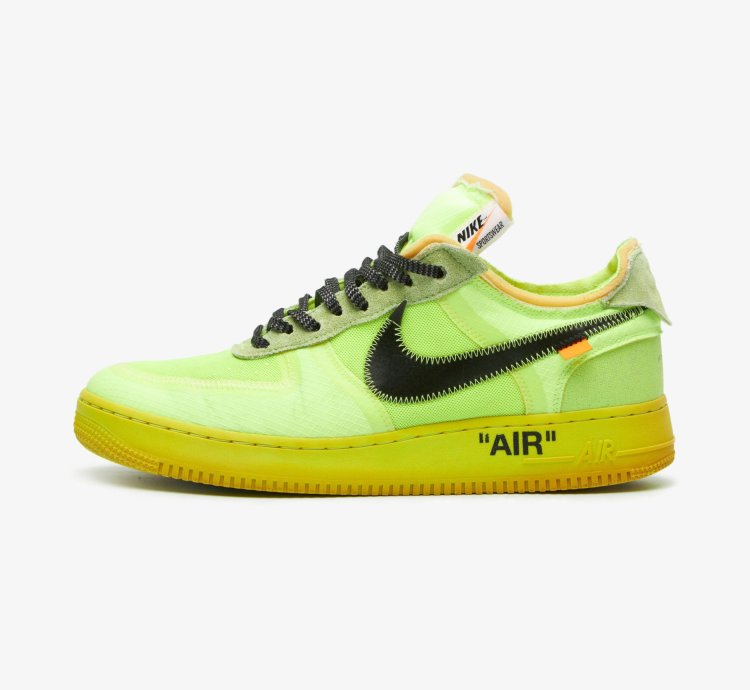 The Ten Acid Green Air Force 1 Low Sneakers