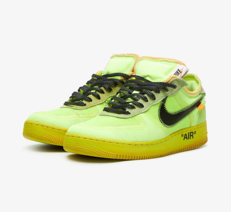 The Ten Acid Green Air Force 1 Low Sneakers