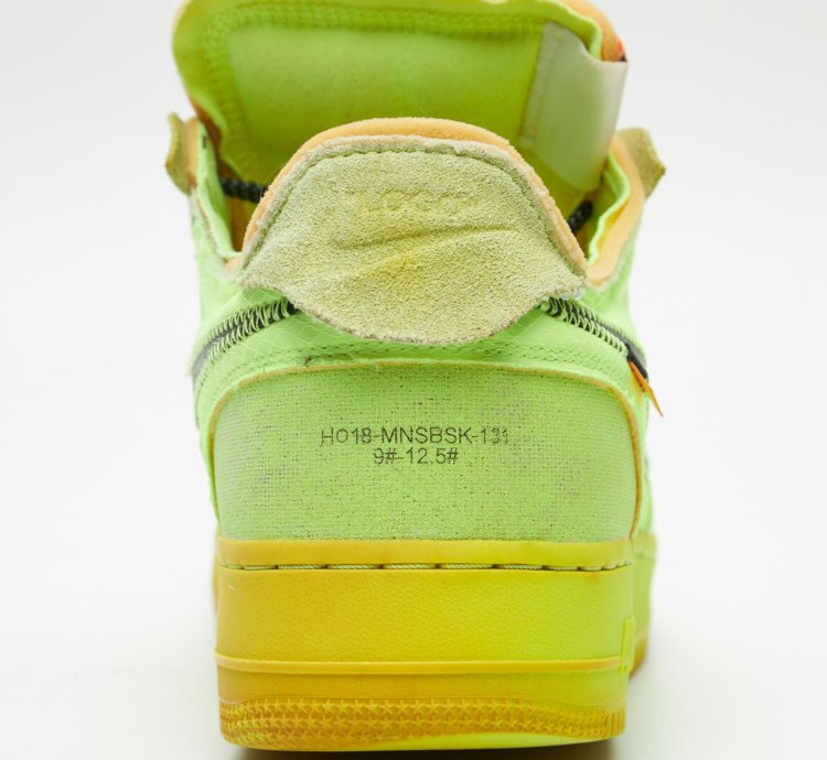 The Ten Acid Green Air Force 1 Low Sneakers