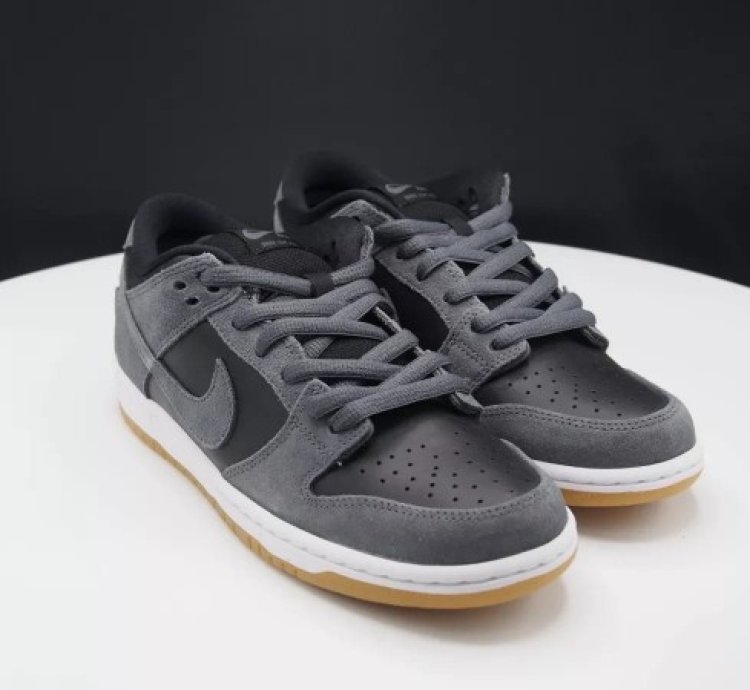 Nik E Sb Dunk Low Dark Grey Sneakers