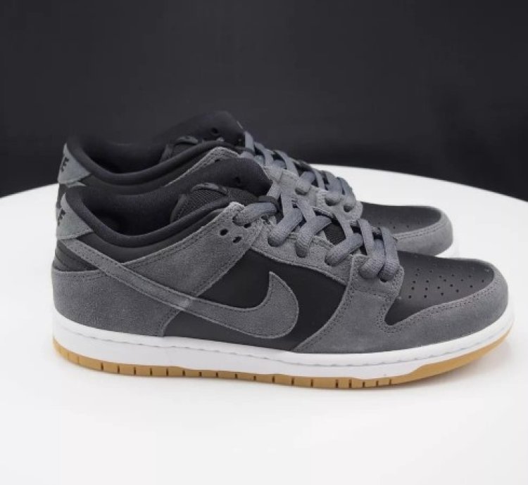 Nik E Sb Dunk Low Dark Grey Sneakers
