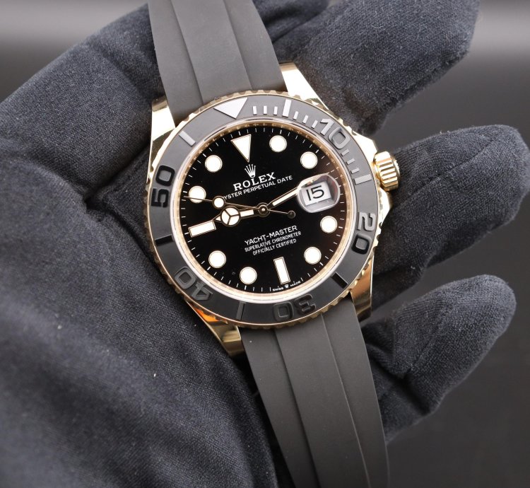 Rolex Yacht-master 42 2025 Yacht-master 42 226658 18k Yellow Gold Ceramic Bezel Oysterflex
