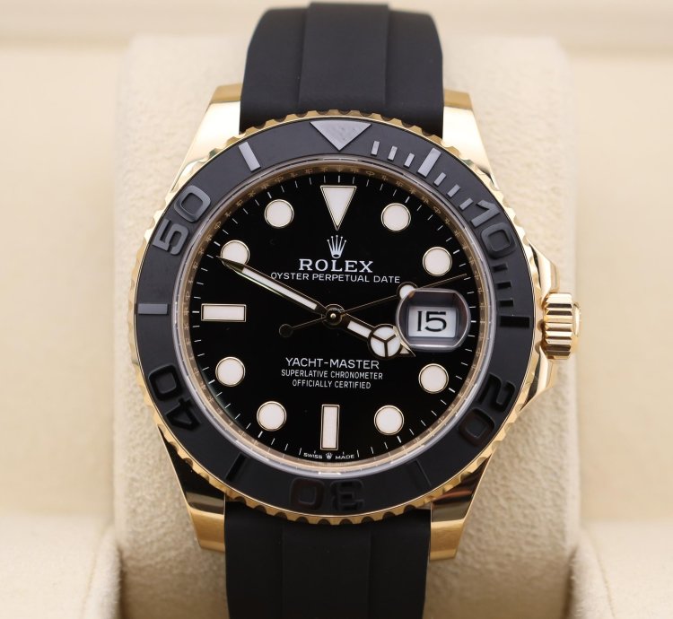 Rolex Yacht-master 42 2025 Yacht-master 42 226658 18k Yellow Gold Ceramic Bezel Oysterflex