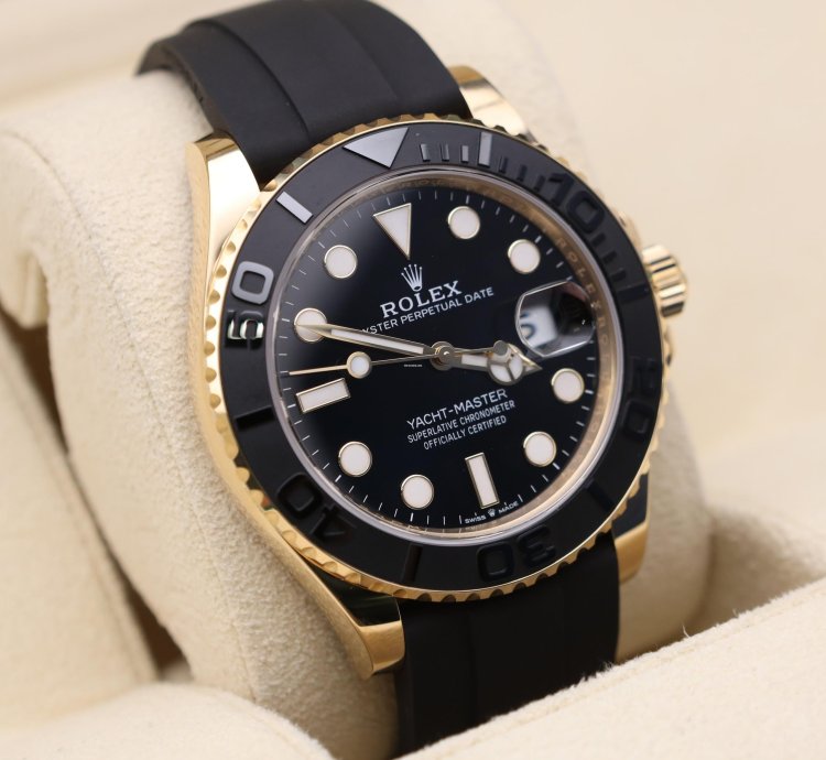 Rolex Yacht-master 42 2025 Yacht-master 42 226658 18k Yellow Gold Ceramic Bezel Oysterflex