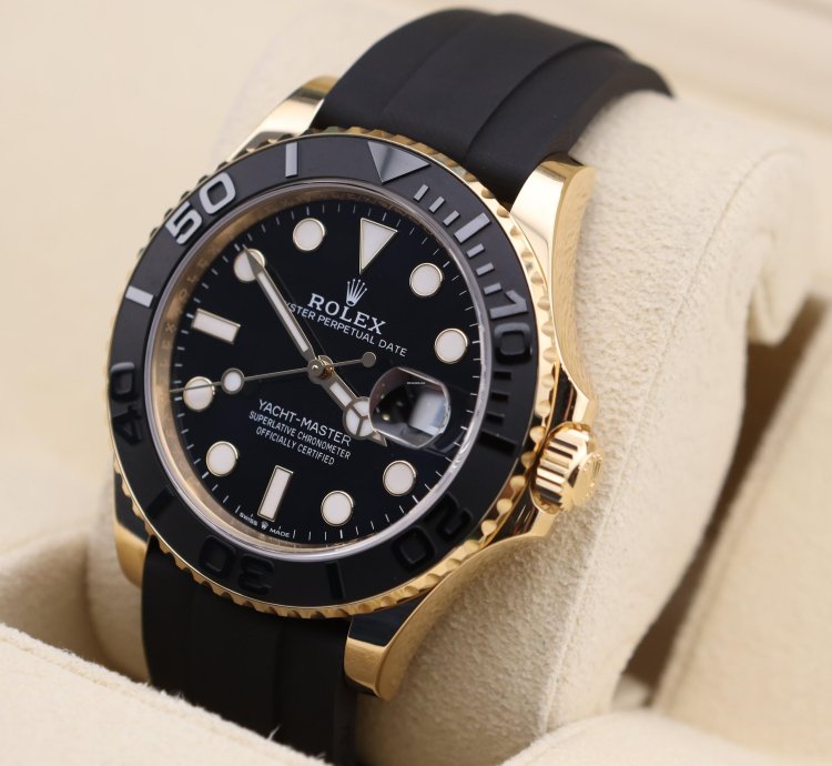 Rolex Yacht-master 42 2025 Yacht-master 42 226658 18k Yellow Gold Ceramic Bezel Oysterflex