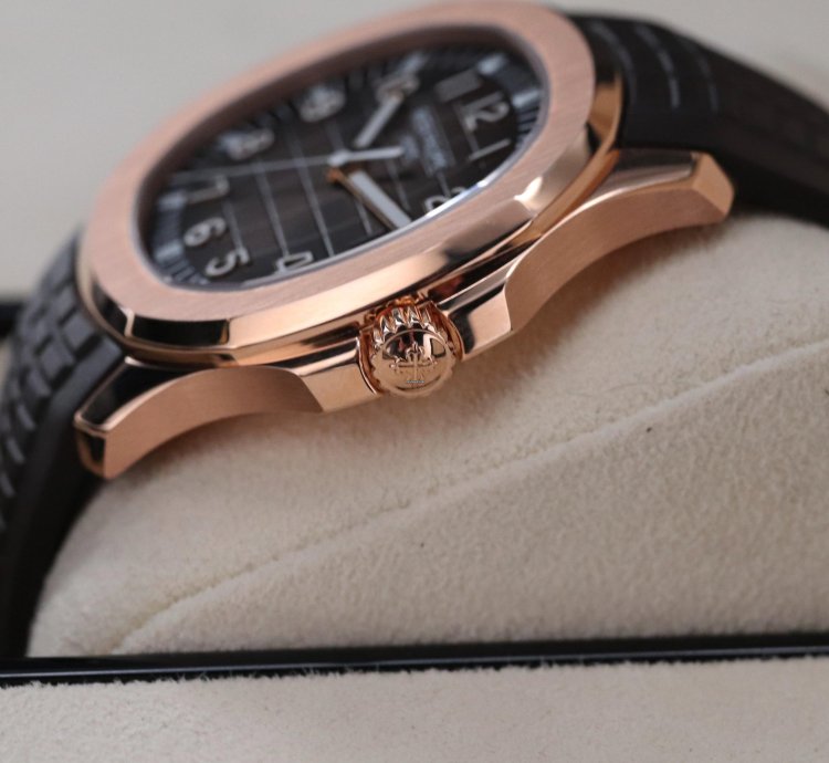 Patek Philippe Aquanaut Mint Complete Set Brown Dial Rose Gold 40mm Tropical Sport Strap 5167r-001