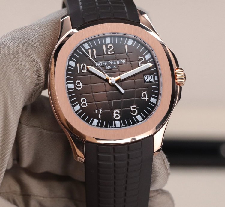 Patek Philippe Aquanaut Mint Complete Set Brown Dial Rose Gold 40mm Tropical Sport Strap 5167r-001